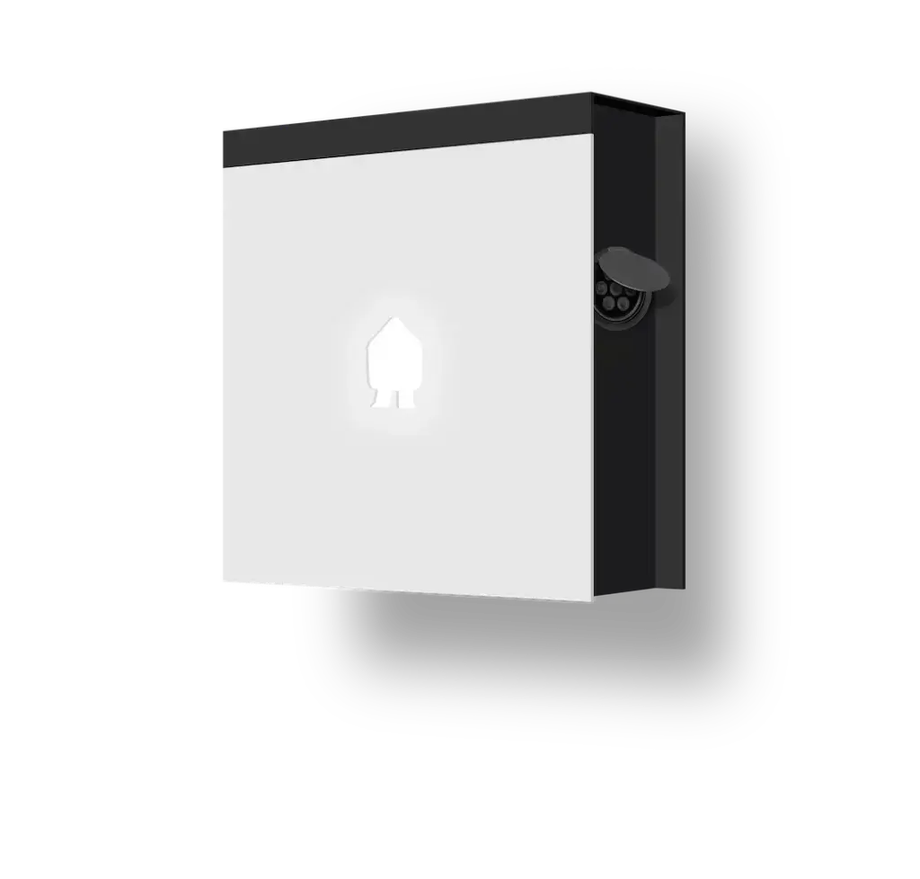 Smappee EV Wall 7,4kW Wit Socket
