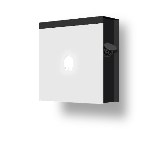 Smappee EV Wall 7,4kW Wit Socket